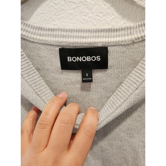EUC ‎ Bonobos Grey sweater light weight size S/Small - Picture 2 of 3